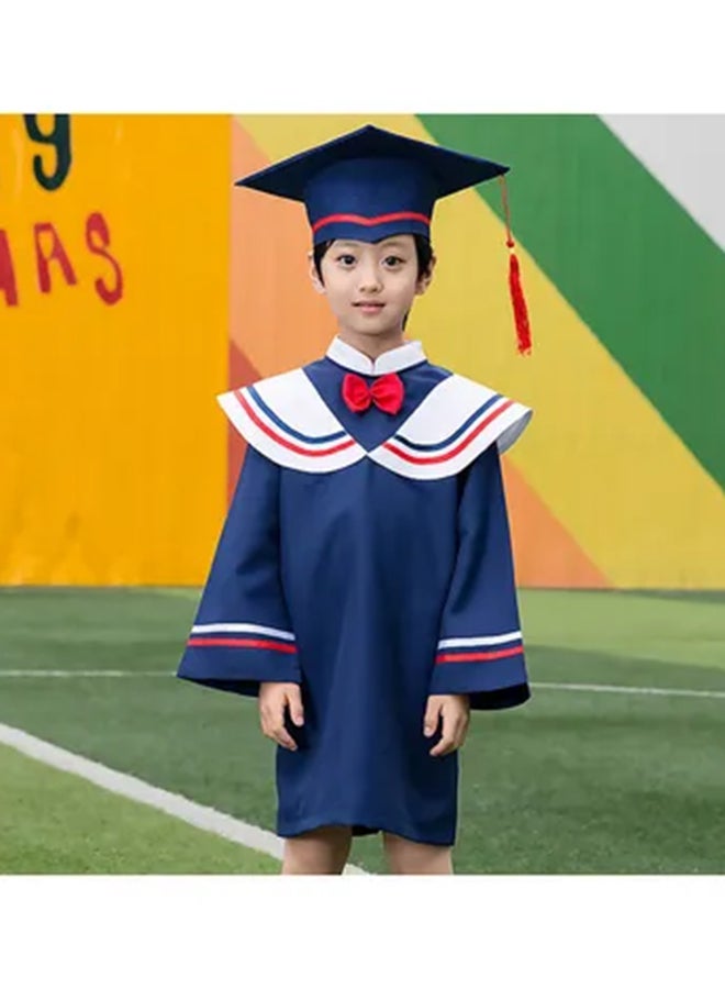 MissTiara Kids Graduation Role Pretend Play Costume With Cap  - Image 4