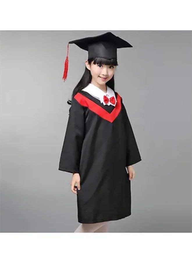 MissTiara Kids Graduation Role Pretend Play Costume With Cap  - Image 3