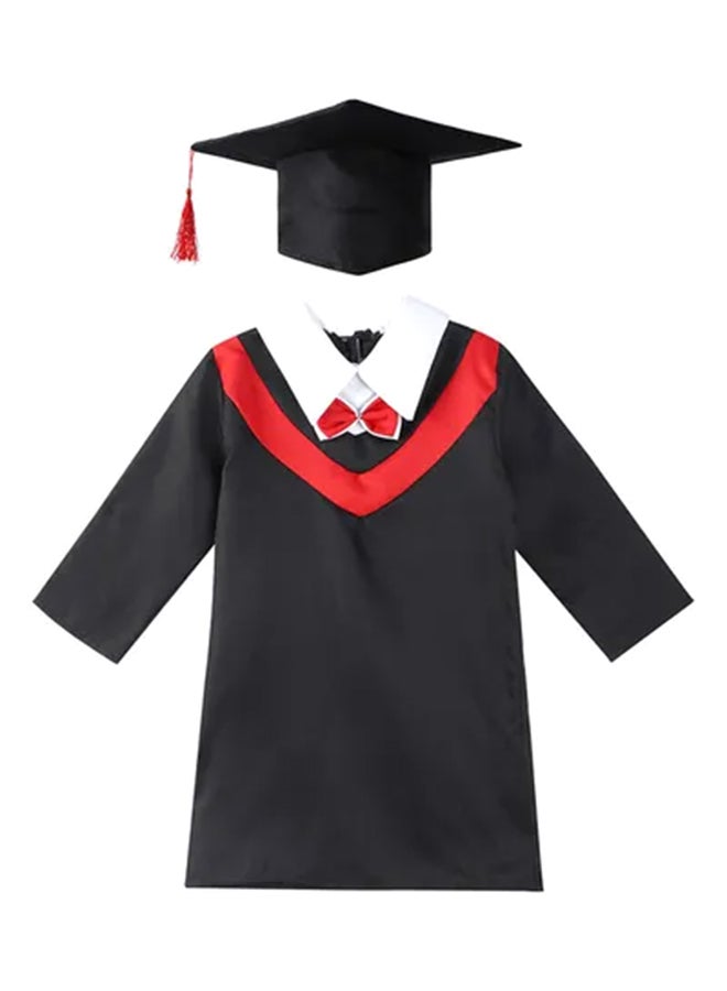 MissTiara Kids Graduation Role Pretend Play Costume With Cap  - Image 1