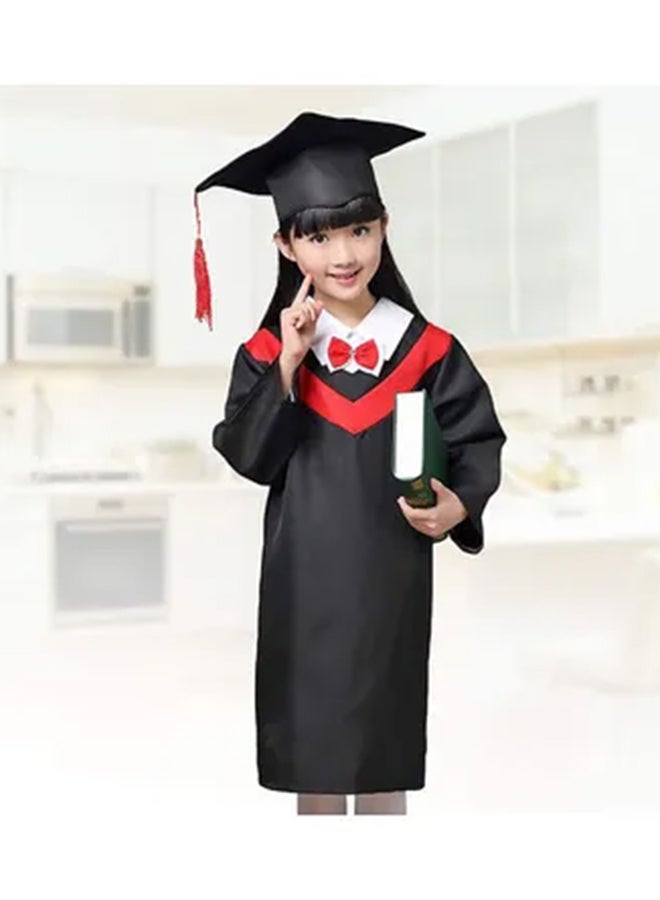 MissTiara Kids Graduation Role Pretend Play Costume With Cap  - Image 5
