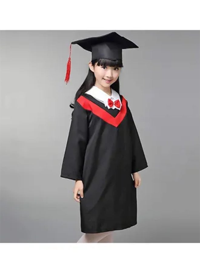 MissTiara Kids Graduation Role Pretend Play Costume With Cap  - Image 3