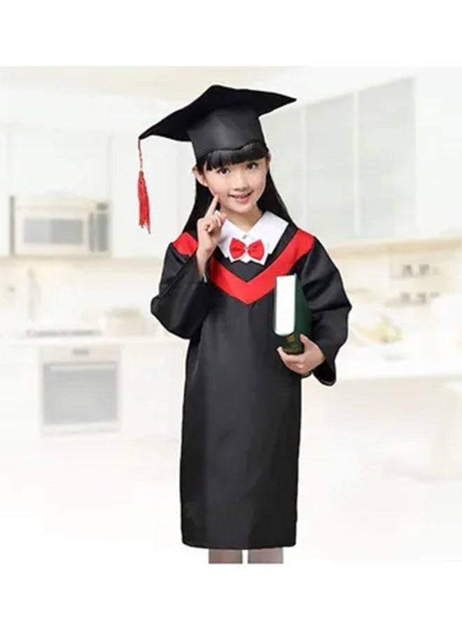 MissTiara Kids Graduation Role Pretend Play Costume With Cap  - Image 5