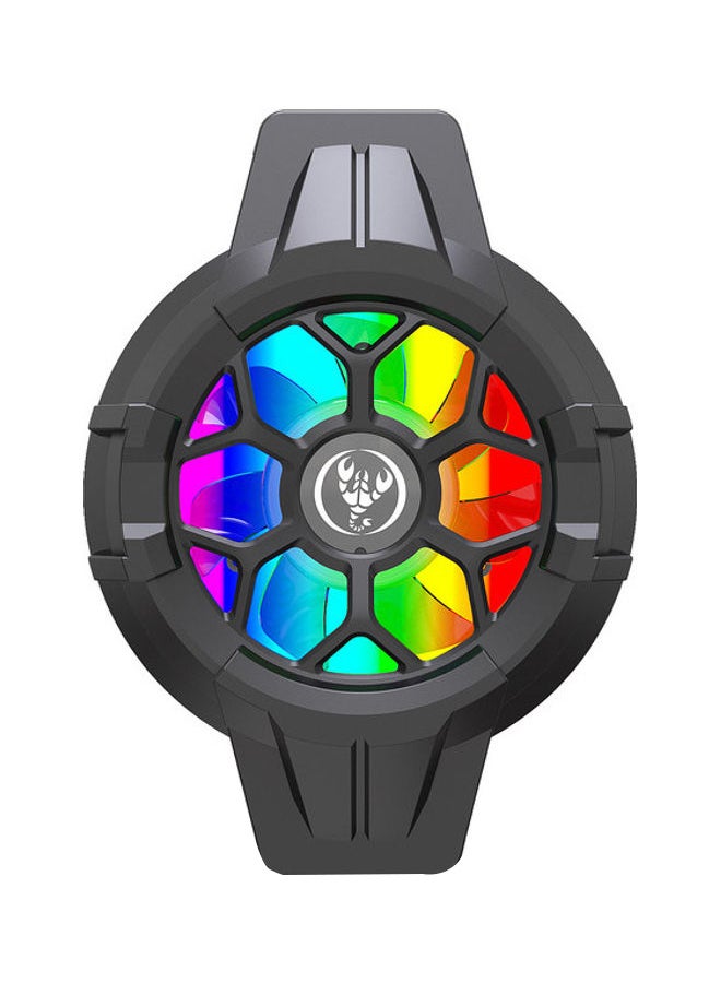 HXSJ Portable Mobile Phone Heat Dissipation Clip Black - Image 1