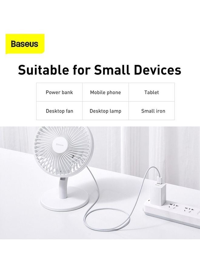 بيسوس كابل مايكرو USB سريع الشحن وكابل شاحن USB إلى مايكرو USB 2.0 وسلك شحن لأجهزة أندرويد متوافق مع هواتف جالاكسي S7 وS6 وهواتف النوت وهواتف إل جي وهواتف نيكسوس وهواتف نوكيا وجهاز الألعاب بلايستيشن 4. بطول مترين أبيض - Image 5