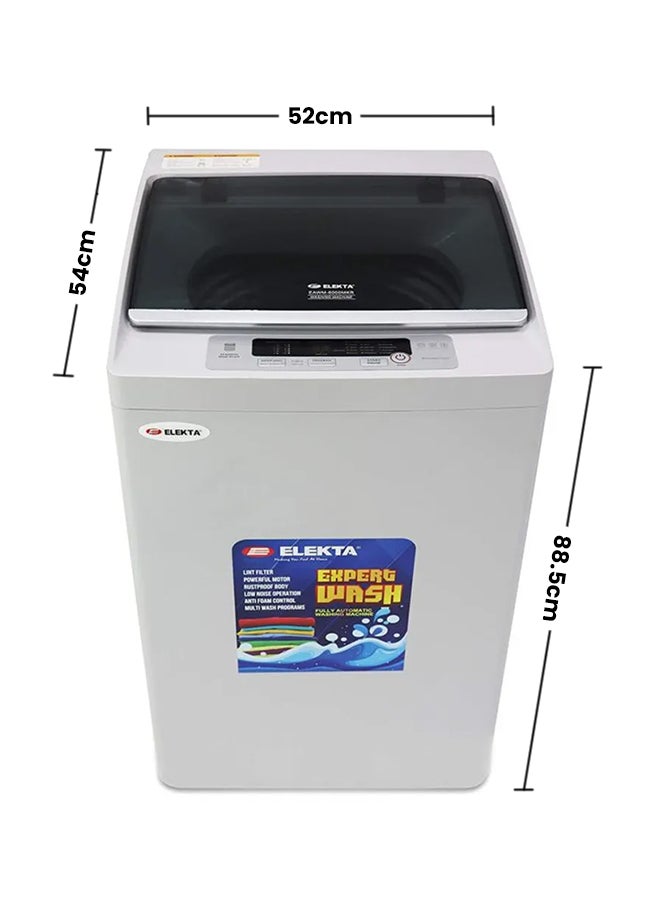 ELEKTA - Top Loading Automatic Washing Machine EAWM-6000MKR White/Blue - Image 1