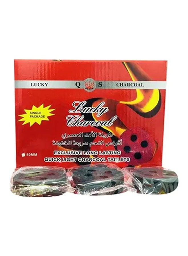 Lucky 40-Piece Charcoal-Bakhoor Coal Black 50mm  - Image 1