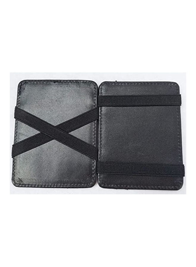 Generic - Genuine Cow Leather Wallet Replacement Faux Leather Purse Pouch Black - Image 1