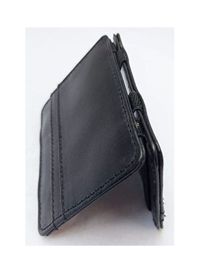 Generic - Genuine Cow Leather Wallet Replacement Faux Leather Purse Pouch Black - Image 1