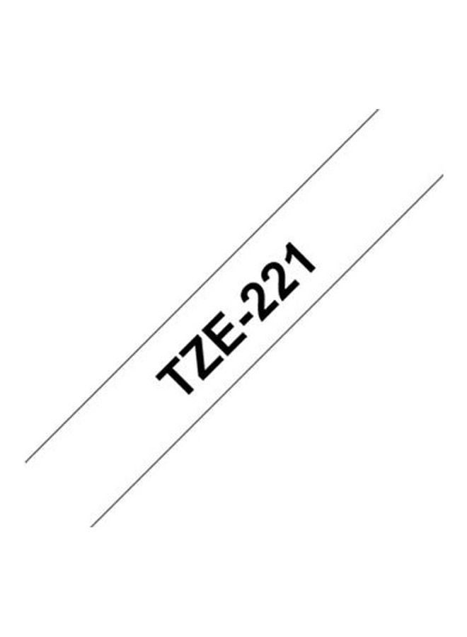 brother Labelling Tape TZ221 White - Image 2