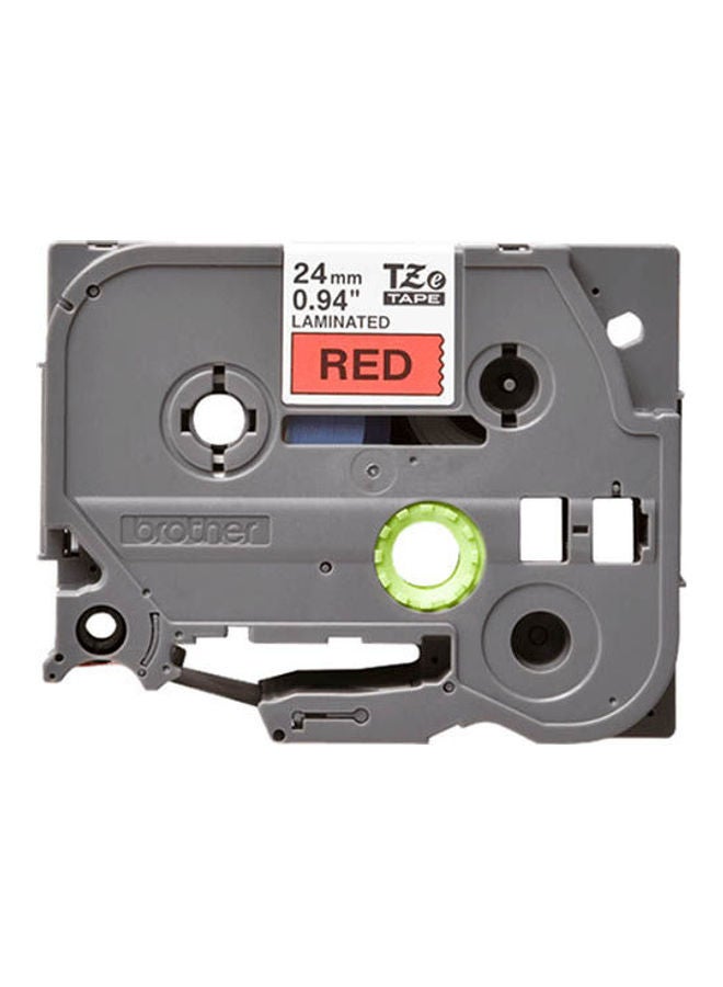 brother Labelling Tape Cassette  	TZe-451 Red - Image 1