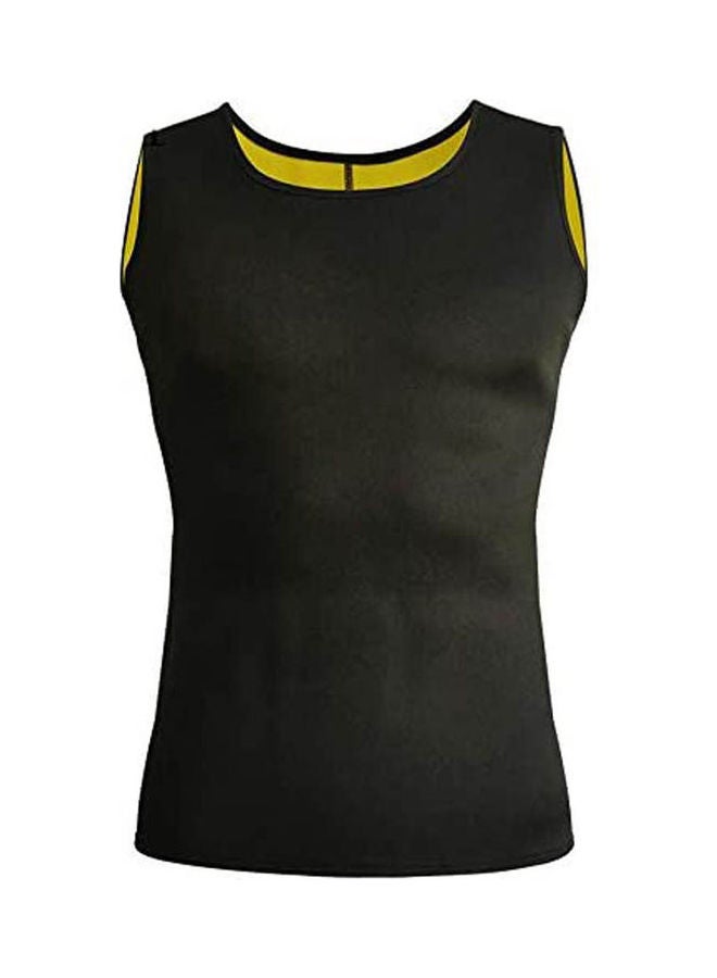 Generic Waist Trainer Vest For Weightloss Hot Neoprene Corset Body Shaper Zipper Sauna Tank Top Workout Shirt Black  - Image 1