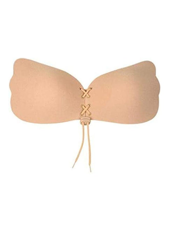 Generic - Bra Lingeries Instant Breast Lift Invisible Silicone Push Up Bra Beige - Image 1