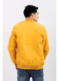 WHITE RABBIT Casual Plain-Basic Long Sleeve Jackets Mustard  - Image 4