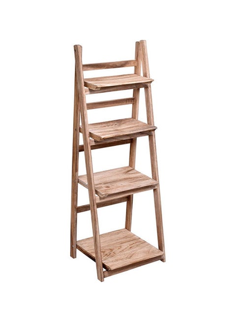 Multipurpose Ladder Design Brown 42x32x114cm