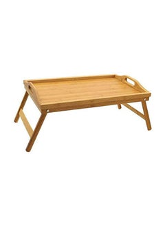 Folding Bamboo Table Tray Beige 60x30x20cm - v1641728513/N52351638A_1