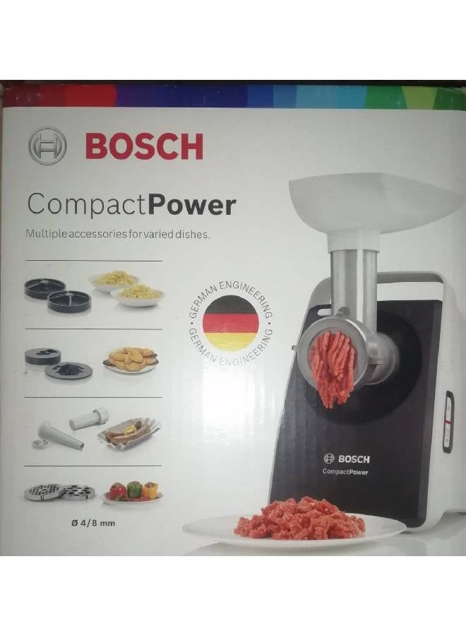 BOSCH Meat Mincer 1600.0 W MFW3612A White/Black  - Image 4