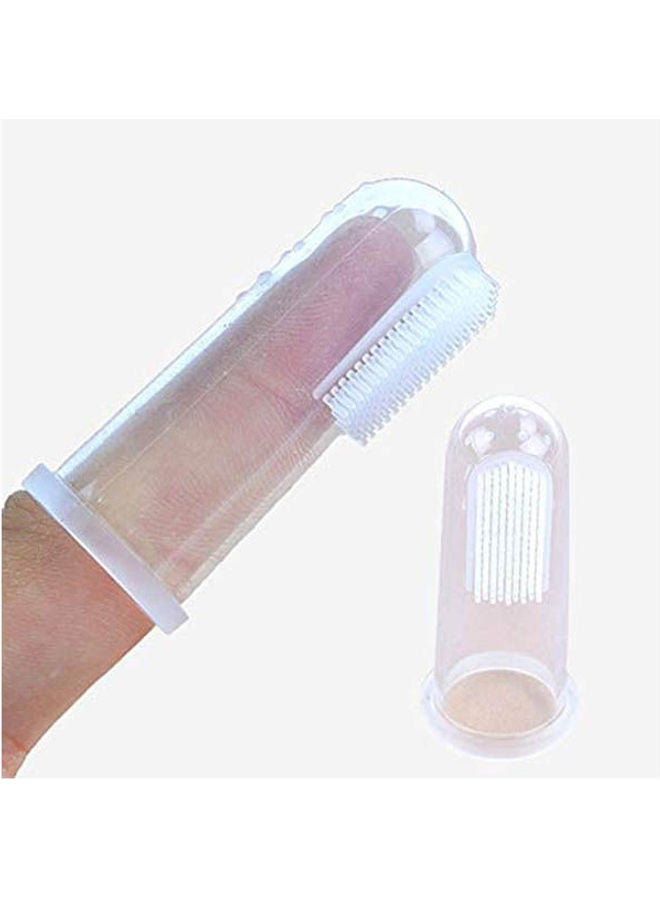 Generic 3 Pcs Baby Finger Toothbrush Kids Safety Silicone Baby Teether With Box Baby Soft Tooth Cleaning Tool  - Image 1