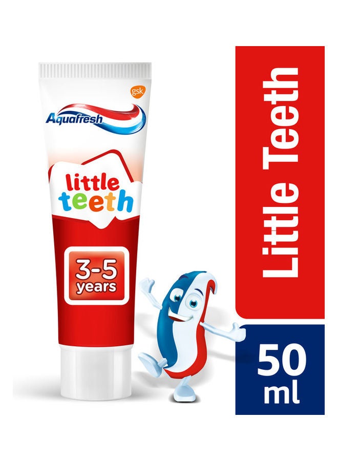 Aquafresh Kids Toothpaste Little Teeth For Children 3-5 Years, 50 Ml (Change Picture)