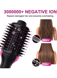 Arabest Hair Dryer Hot Air Styling Brush Red/Black 34.6 X 7.58 X 5.53cm  - Image 5