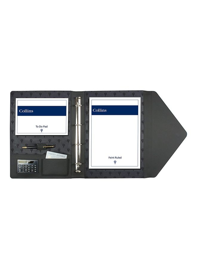 Collins - Conference Ringbinder Folder with Flap Closure Black - Image 1