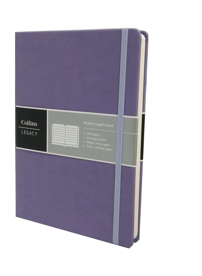 كولينز Legacy A5 Hard Cover Notebook Lilac - Image 3