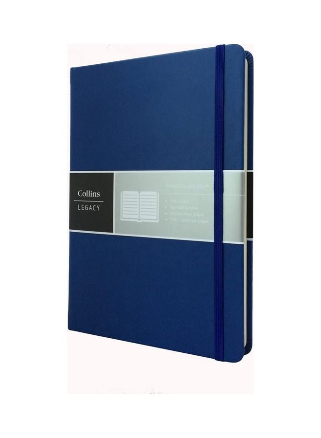 Collins Legacy A5 Hard Cover Notebook Mid Blue - Image 3