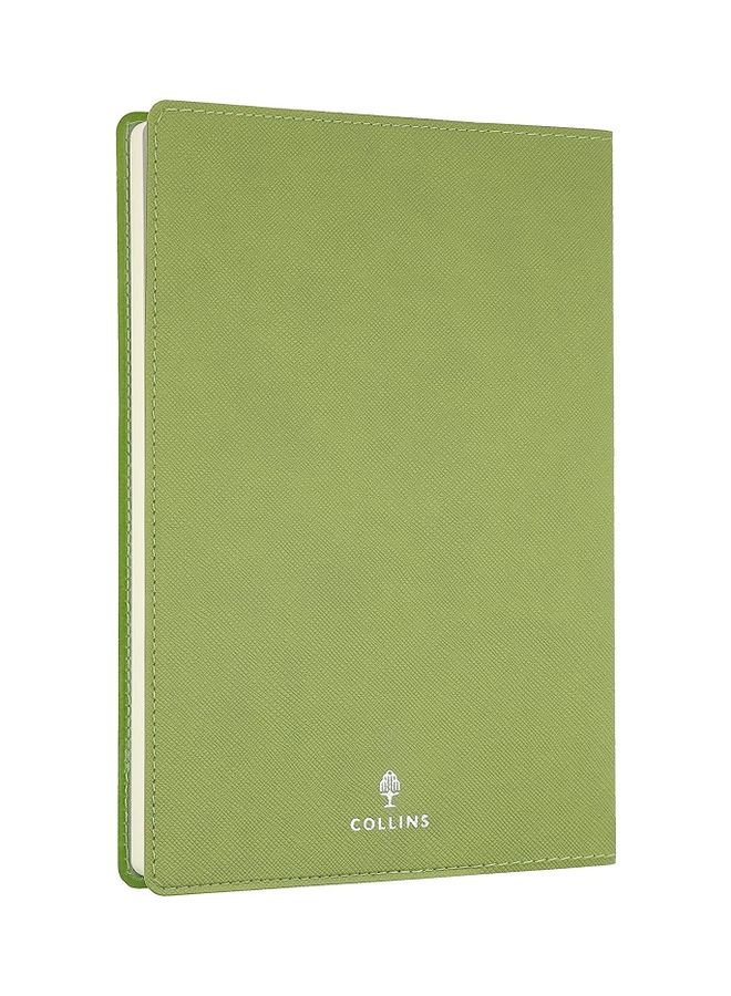 Collins A5 Melbourne Ruled Notebook Green - Image 1