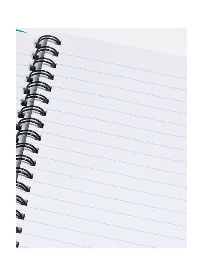 Collins A5 Pad Folio Wiro Notebook Black - Image 3