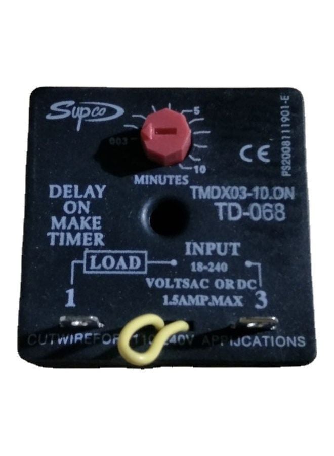 general TD-68 Delay Timer Relay Black - Image 1
