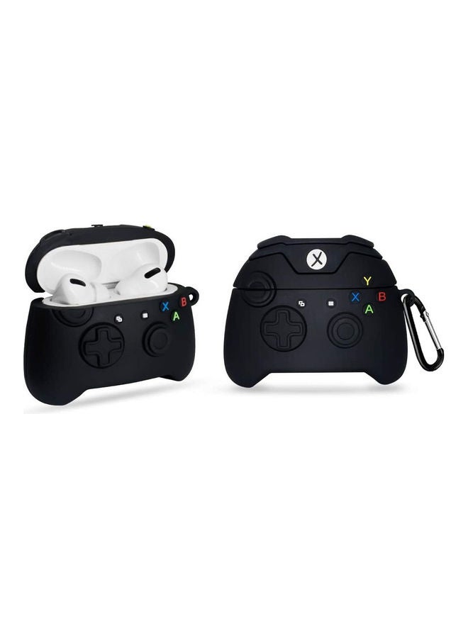 يونك غطاء حماية واق لسماعات أبل آير بودز برو أسود/ أبيض - Image 4