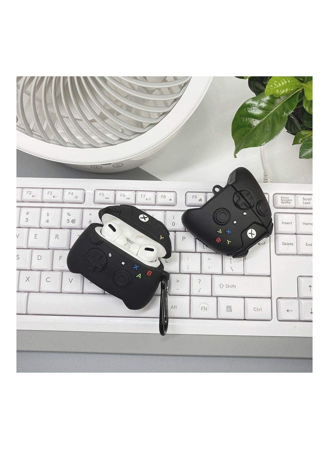 يونك غطاء حماية واق لسماعات أبل آير بودز برو أسود/ أبيض - Image 5