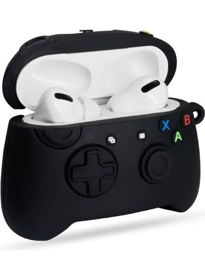 يونك غطاء حماية واق لسماعات أبل آير بودز برو أسود/ أبيض - Image 3