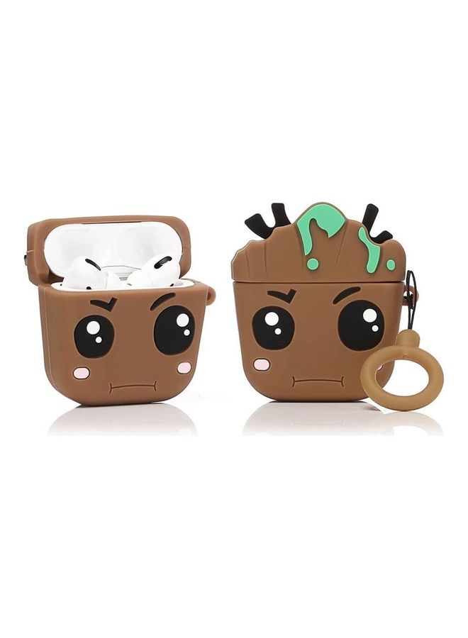 YONK Protective Case Cover For Apple AirPods Pro Brown - Image 3
