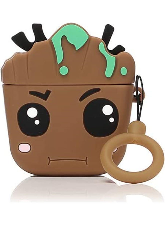 YONK Protective Case Cover For Apple AirPods Pro Brown - Image 1