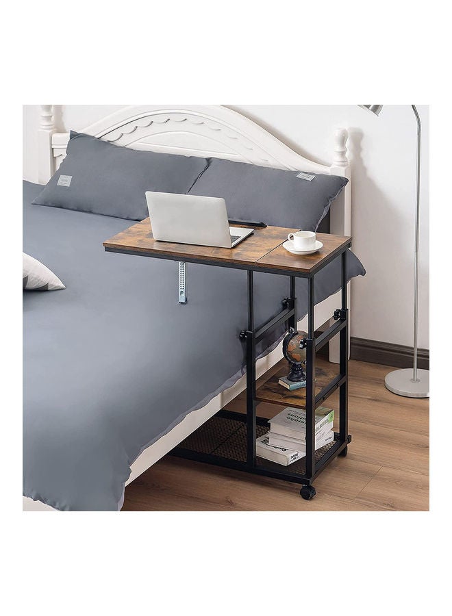 Royal Polar - Adjustable C-Shape End Table Brown 80x39.9x78.2cm - Image 1