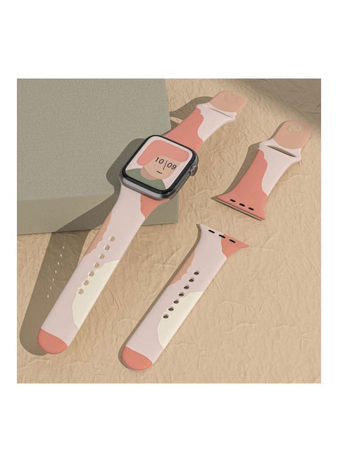 New Fashion Silicone Strap For Apple Watch 41/40/38mm Printed