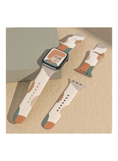 New Fashion Silicone Strap For Apple Watch 41/40/38mm Printed