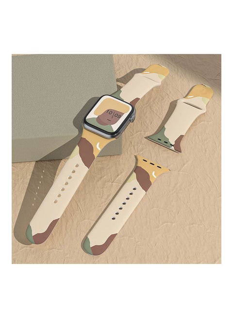New Fashion Silicone Strap For Apple Watch 41/40/38mm Printed