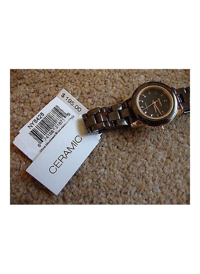 DKNY - Women's Ceramic Analog Clasp Watch Ny8428 - Image 1