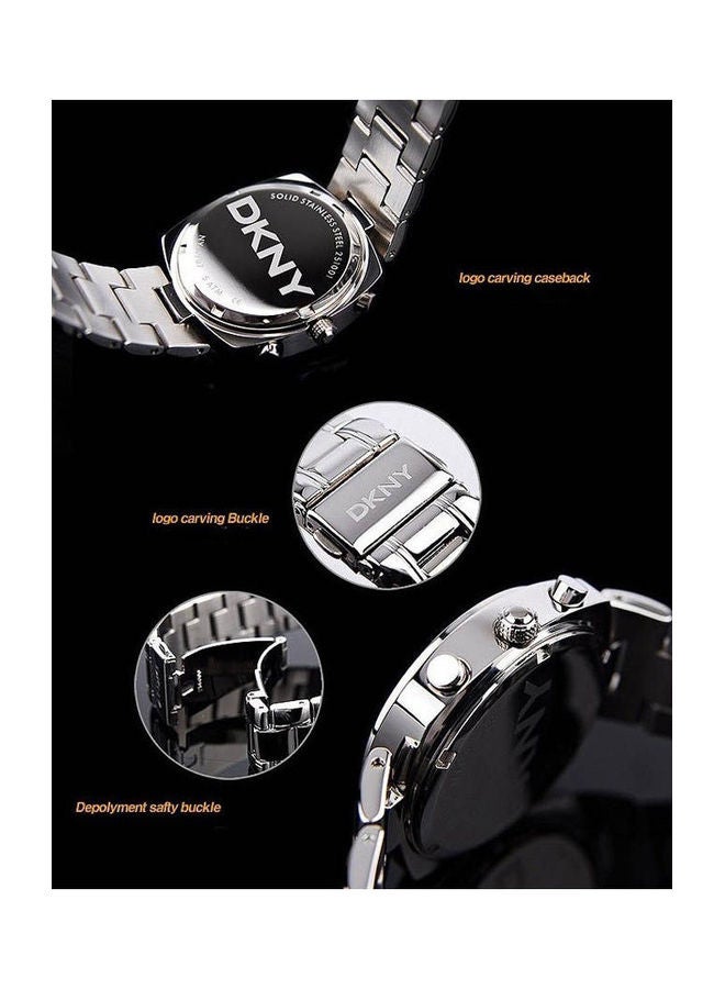 DKNY Stainless Steel Chronograph Clasp Watch Ny4907 - Image 2