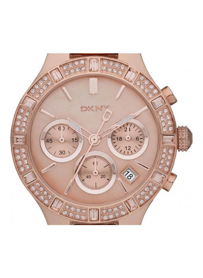 DKNY Women's Stainless Steel Chronograph Clasp Watch Ny8508 - Image 2