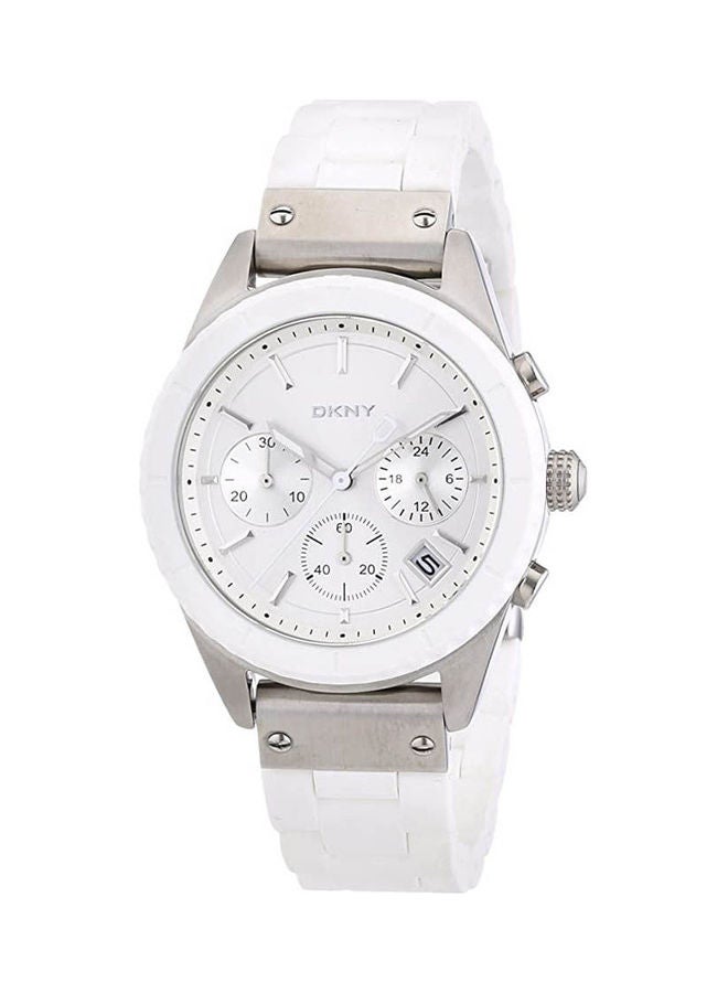 DKNY - Women's Plastic Chronograph Clasp Watch Ny8579 - Image 1
