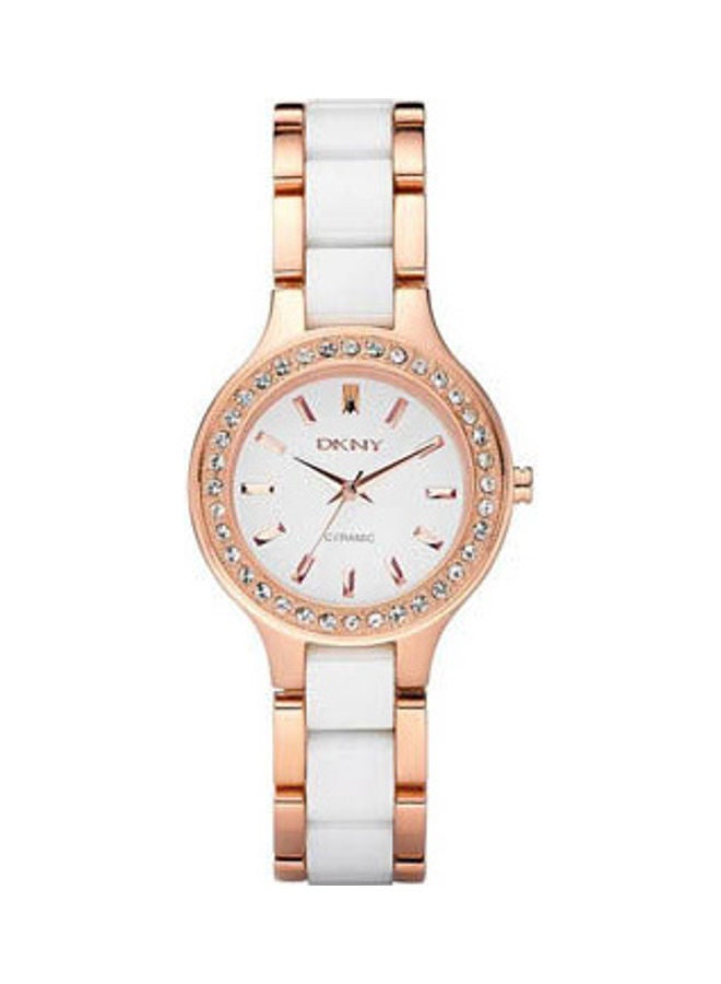 DKNY Women's Stainless Steel Analog Clasp Watch Ny8141 