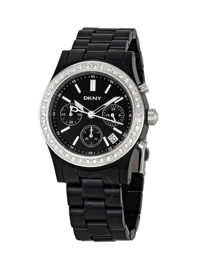 DKNY Women's Stainless Steel Chronograph Clasp Watch Ny8166  - Image 1