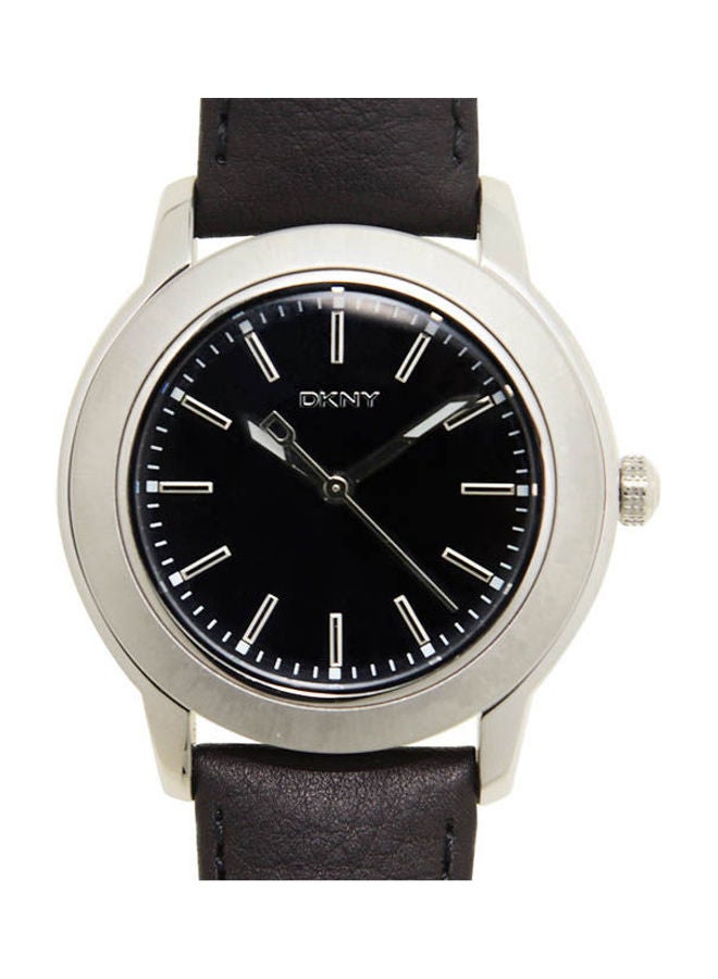 DKNY Men's Leather Analog Buckle Watch Ny1504  - Image 1