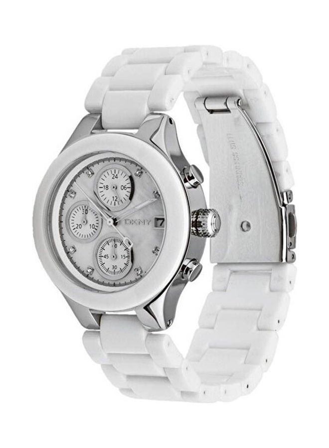 DKNY Women's Rubber Chronograph Clasp Watch Ny8063  - Image 1