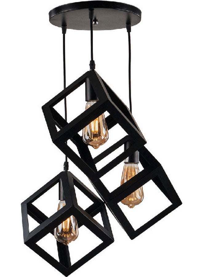 NAGAFA SHOP Modern ceiling lamp 3_black Black 16X16cm  - Image 1