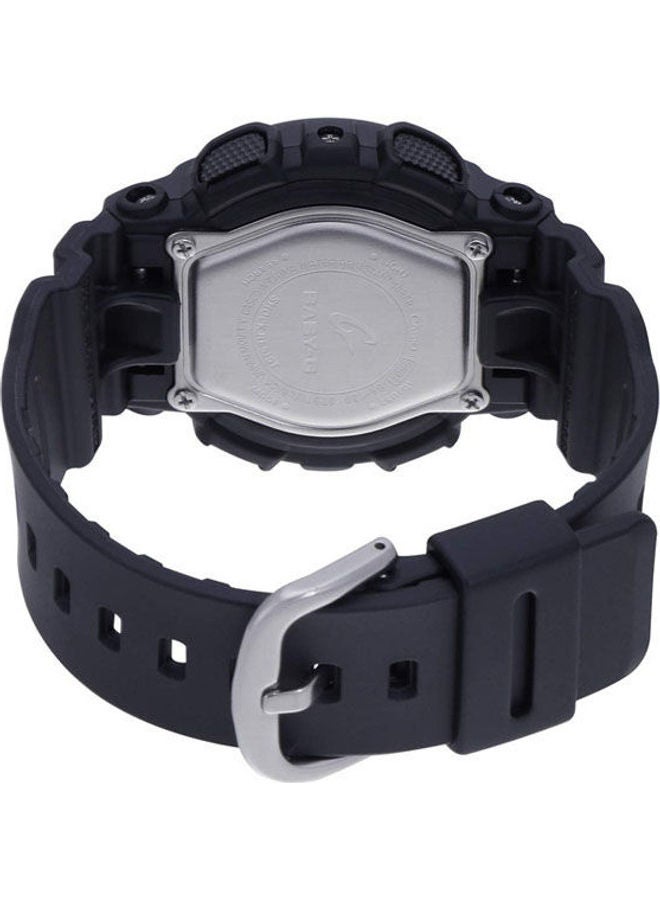 كاسيو ساعة يد رقمية وبعقارب بسوار من الراتينج طراز BA-130-1A2DR للنساء - Image 2