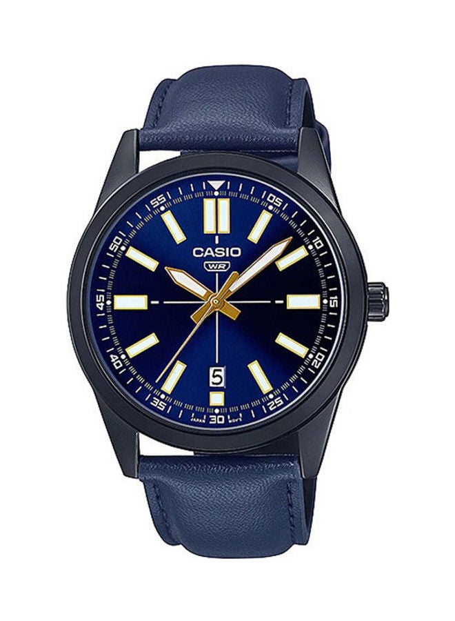 كاسيو ساعة راتنجية تناظرية MTP-VD02BL-2EUDF - Image 1