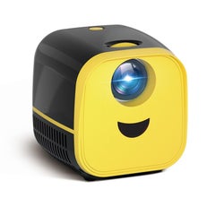 Wownect Basic LED Home Entertainment Kids Projector L1 Black/Yellow  - Image 1